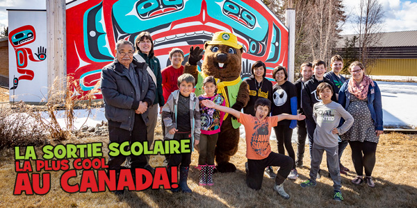La classe gagnante de l’édition 2019 du concours La sortie scolaire la plus cool au Canada, originaire de Teslin au Yukon.